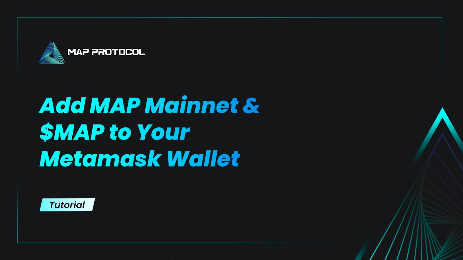 Add Map mainnet and MAP token to your metamask guide